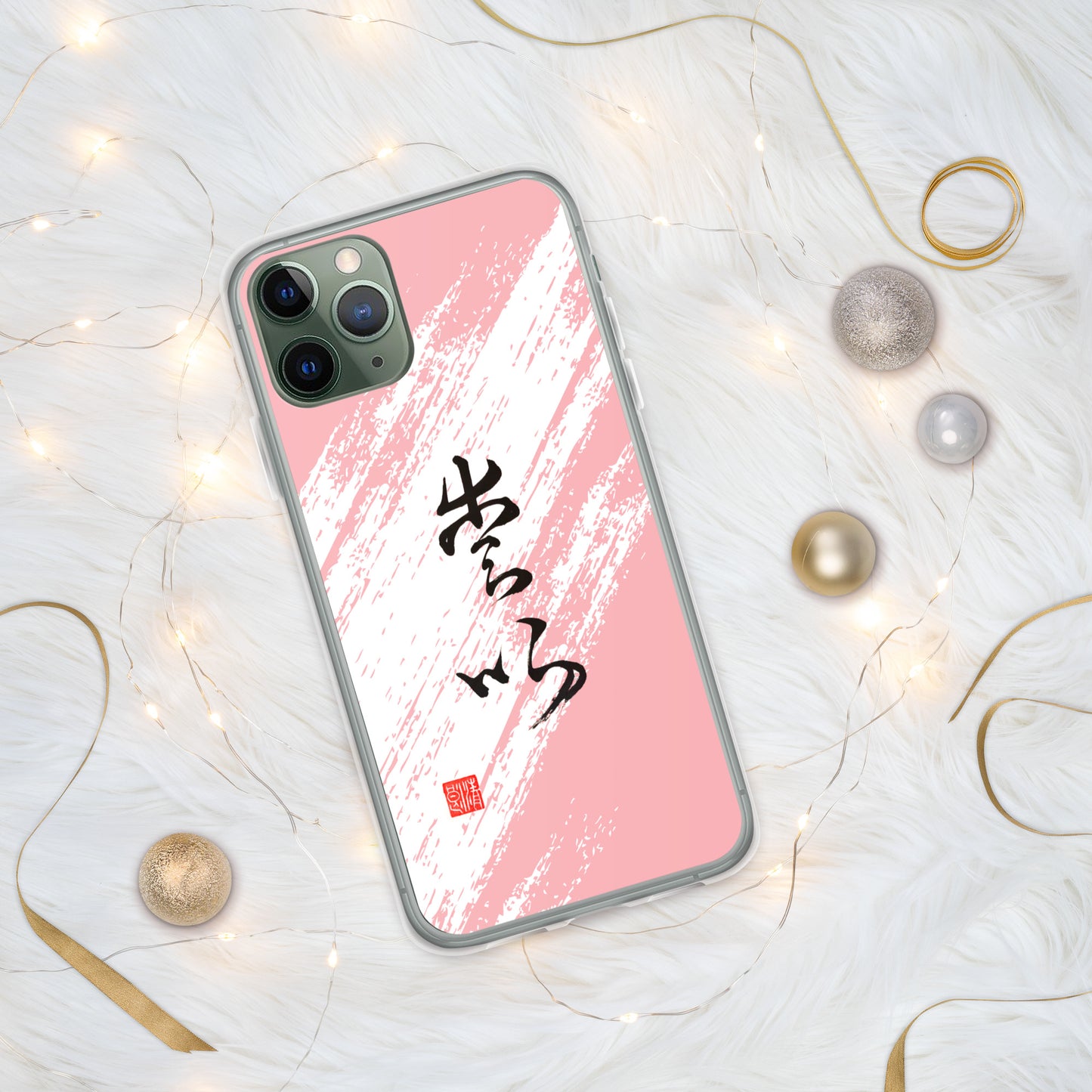 Clear Case for iPhone® : Calligraphy Title " Love " 2