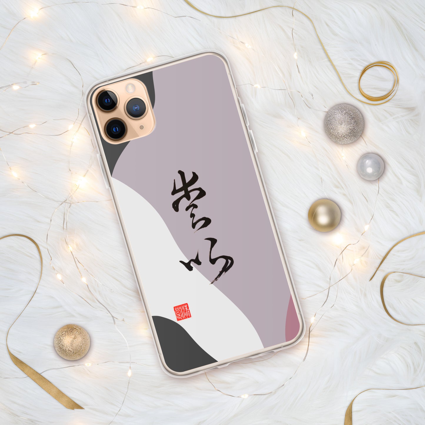 Clear Case for iPhone® : Calligraphy Title " Love " 3