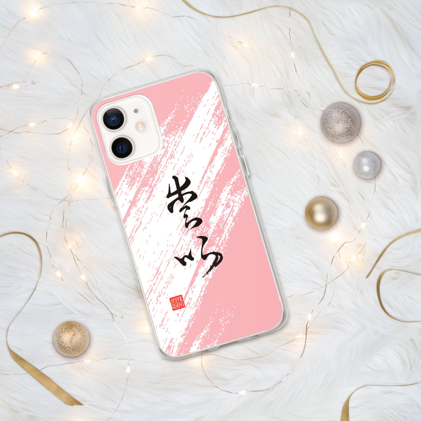 Clear Case for iPhone® : Calligraphy Title " Love " 2