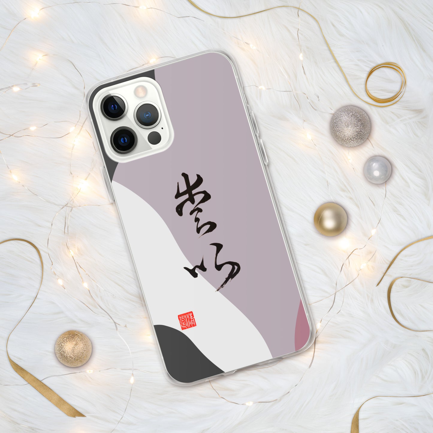 Clear Case for iPhone® : Calligraphy Title " Love " 3