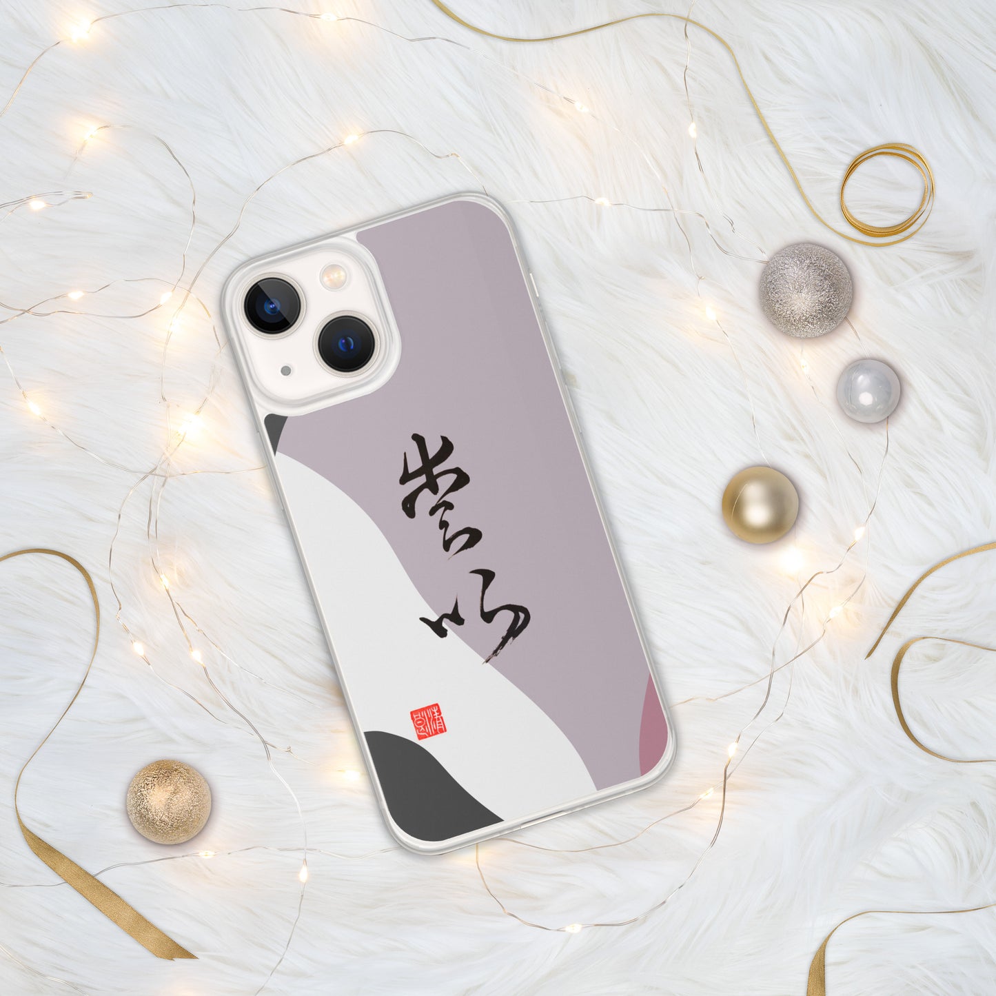 Clear Case for iPhone® : Calligraphy Title " Love " 3