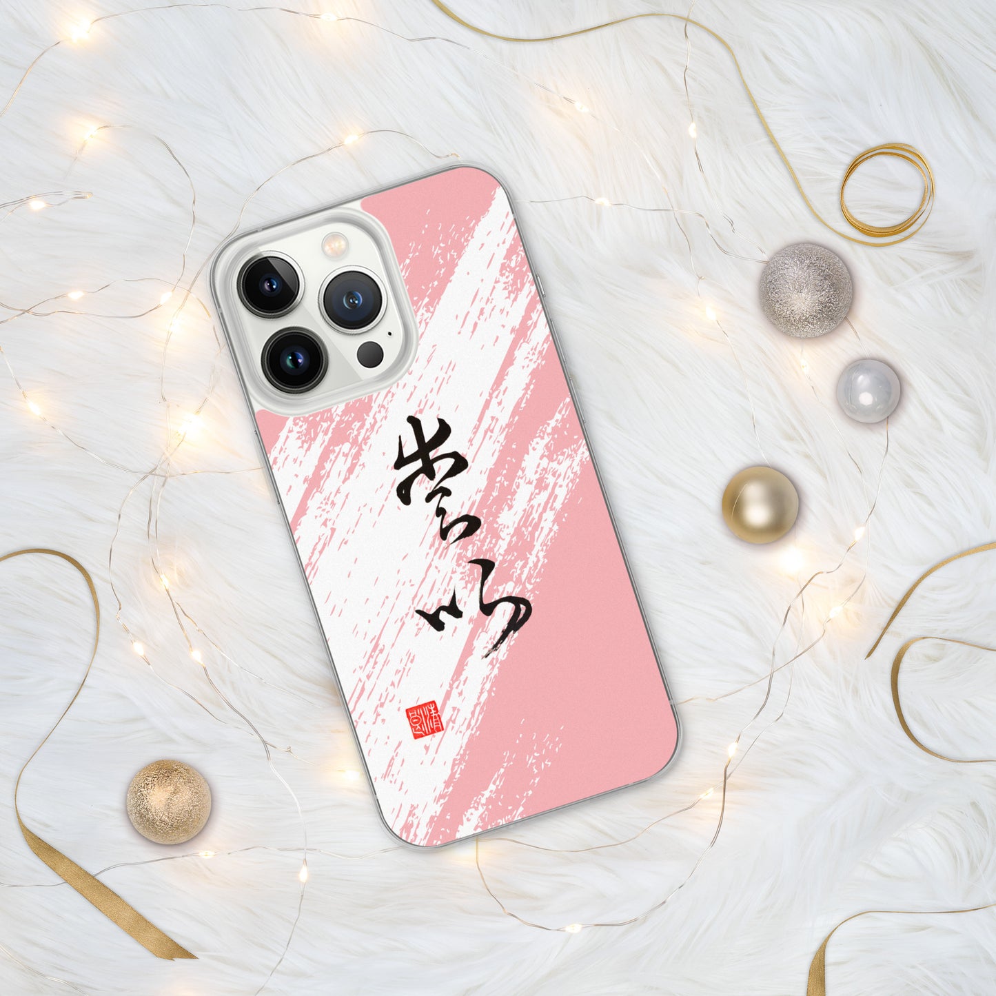 Clear Case for iPhone® : Calligraphy Title " Love " 2