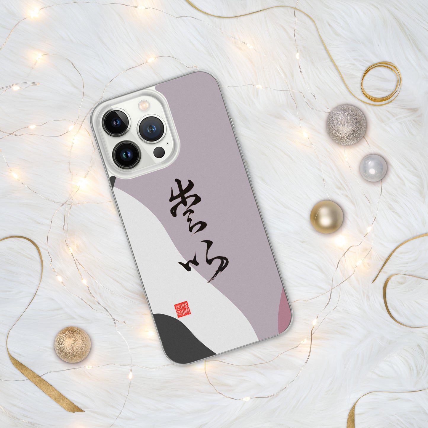 Clear Case for iPhone® : Calligraphy Title " Love " 3