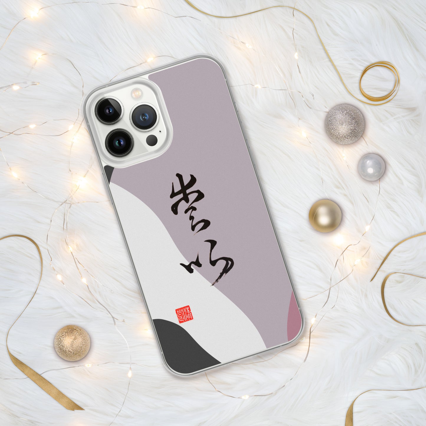 Clear Case for iPhone® : Calligraphy Title " Love " 3