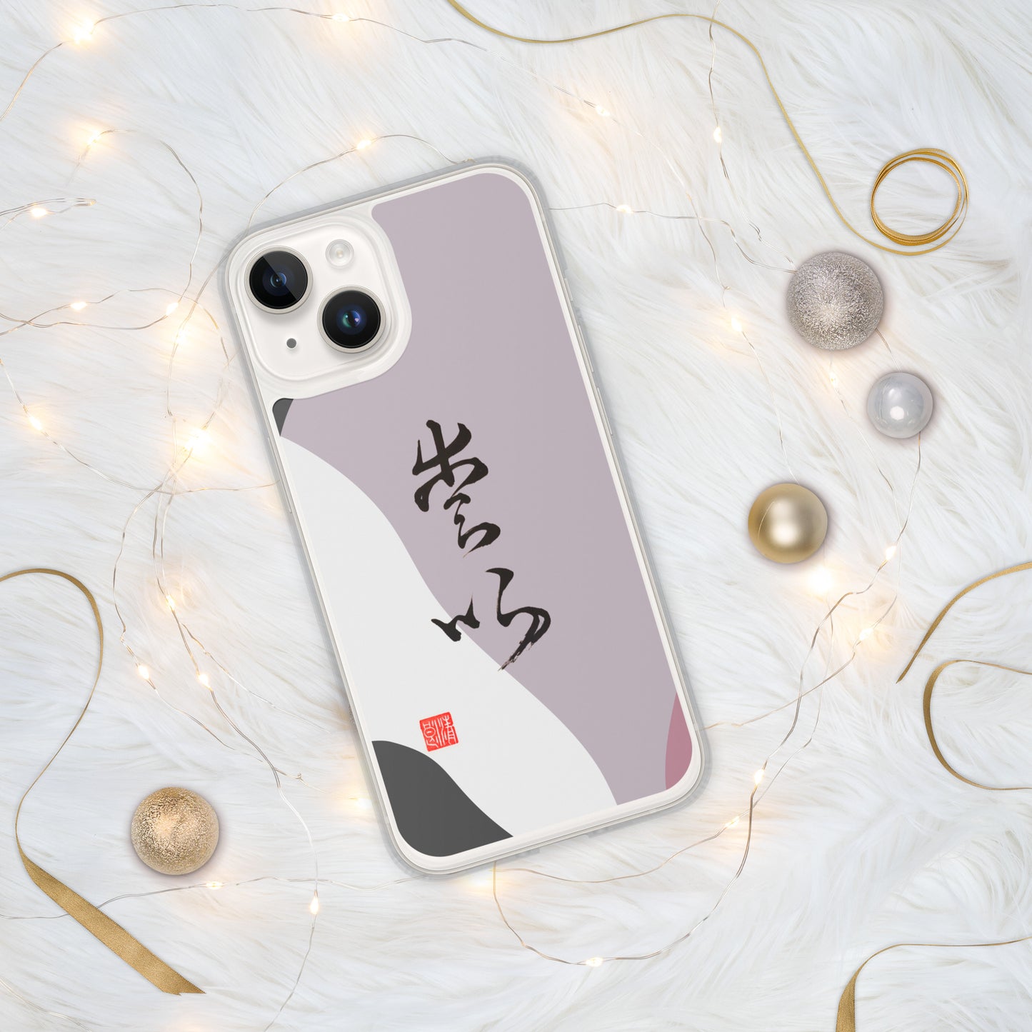 Clear Case for iPhone® : Calligraphy Title " Love " 3