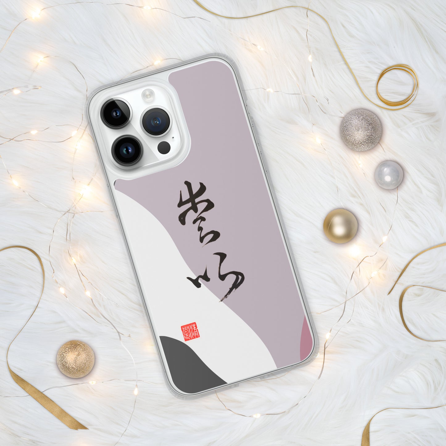 Clear Case for iPhone® : Calligraphy Title " Love " 3