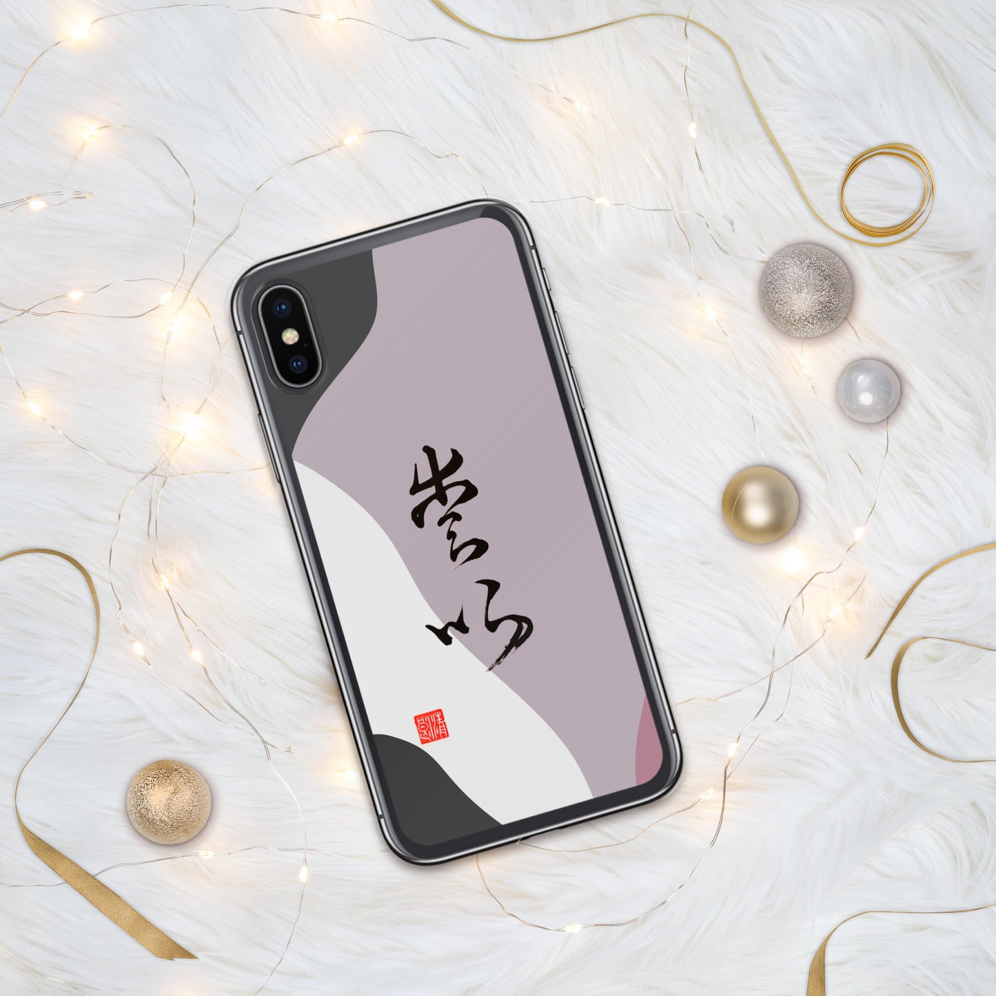 Clear Case for iPhone® : Calligraphy Title " Love " 3