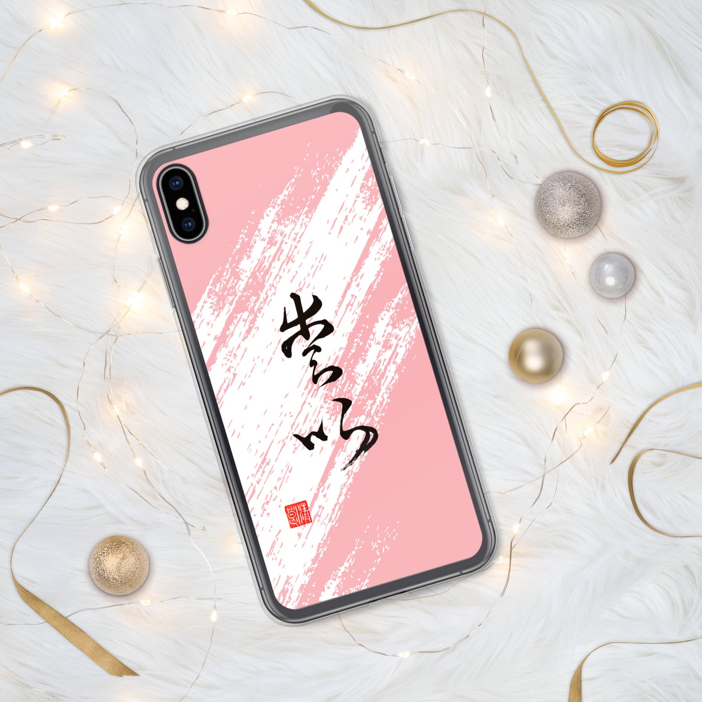 Clear Case for iPhone® : Calligraphy Title " Love " 2