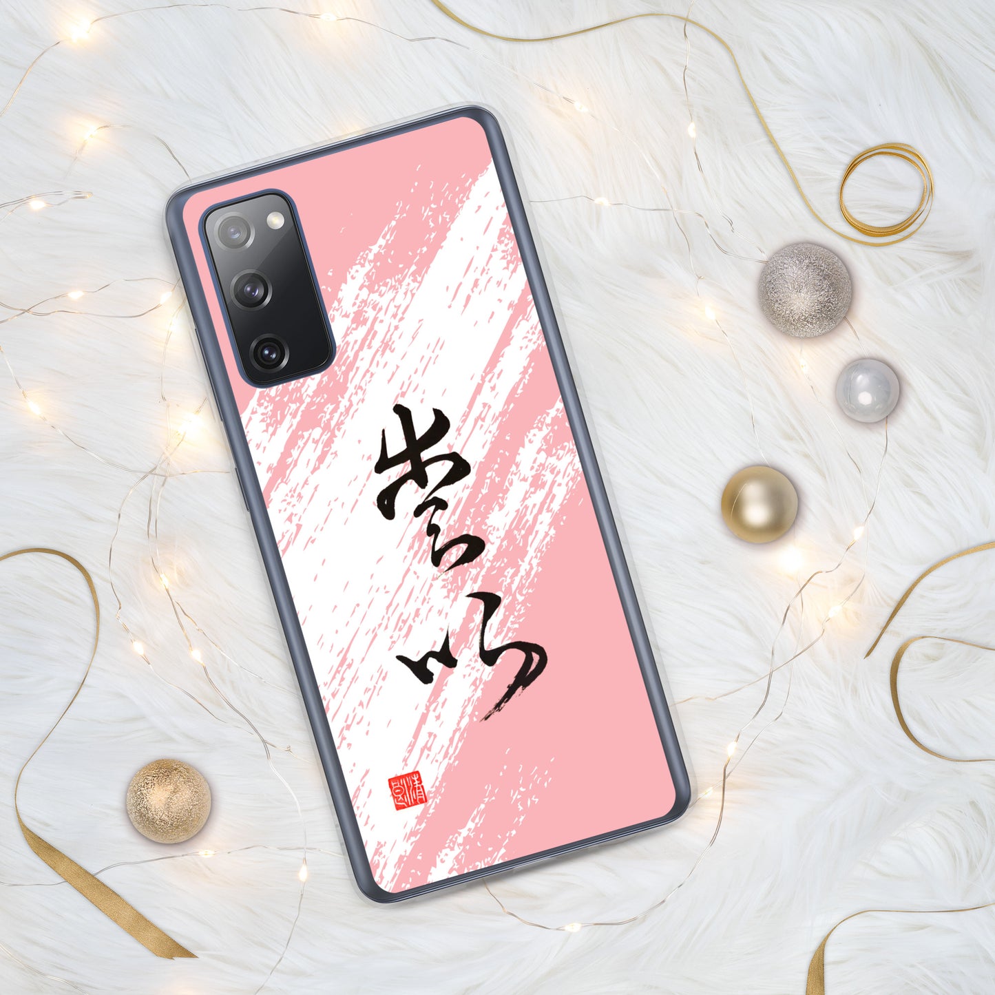 Funda transparente para Samsung® : Título de caligrafía " Love " 2