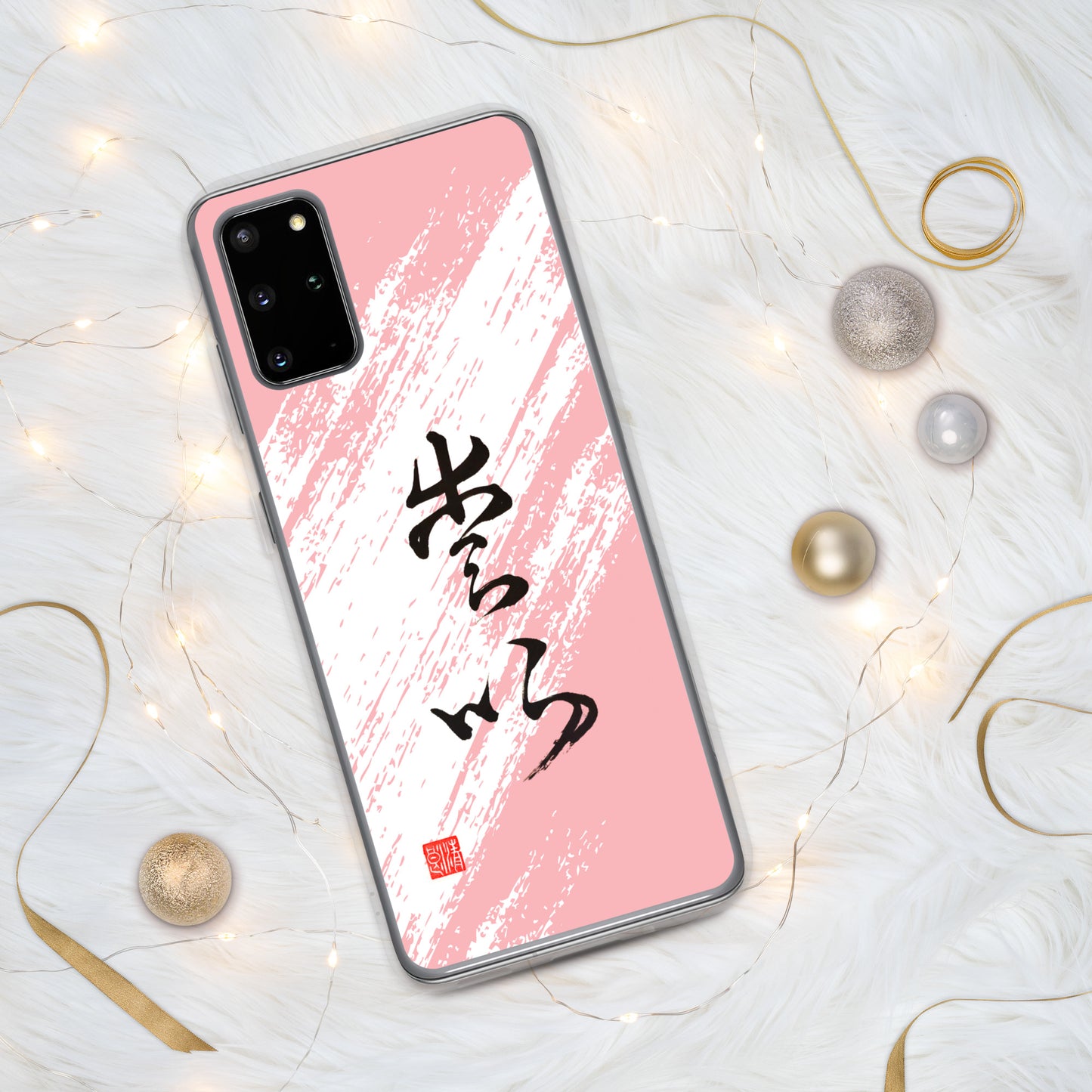 Funda transparente para Samsung® : Título de caligrafía " Love " 2